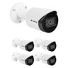 Kit 5 Câmeras Ip 8 Megapixels 4k 3.6mm 30m Vip 3830 B Intelbras - 1