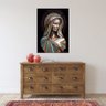 Quadro Decorativo Religioso Mãe Divina em Bronze - 100x70 Cm - 5