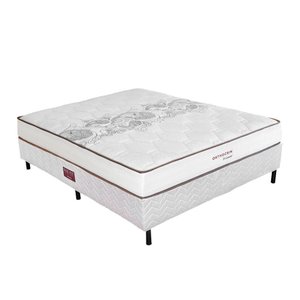 Kit Colchão Cama Box Fit Casal Primor Orthocrin