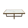 Mesa de Centro Retangular Paris Dourado Mdf + Cores - 1