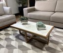 Ver imagem 3 de Mesa de Centro Retangular Paris Dourado Mdf + Cores