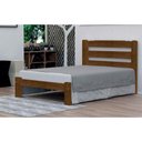 Ver imagem 1 de Cama de Casal Londres de Madeira Angelim Imbuia