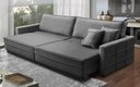 Ver imagem 1 de Sofá Cama Retrátil e Reclinável 2,50m com Molas Cancún Veludo Mirra Decor