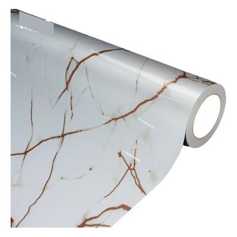 Papel Parede Decorativo Alltak Lavável Todos Modelos 60cmx1m - Mármore Calacatta Oro Brilho