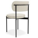 Ver imagem 7 de Kit 04 Cadeiras Estofadas para Sala de Jantar Louvre L02 Linho Champagne - Lyam Decor