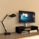 Ver imagem 2 de Suporte de Mesa Duplo para Monitor Preto 50x20x12cm