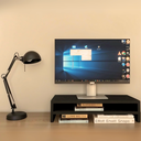 Ver imagem 1 de Suporte de Mesa Duplo para Monitor Preto 50x20x12cm