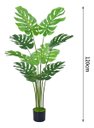 Ver imagem 2 de Planta Artificial Costela de Adão Artificial Planta com Folhagem Realista 1.20m