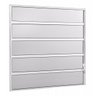 Janela de Alumínio Basculante 100x60cm 5 Folhas 1 Fixa com Vidro Canelado Integral Econ Astra  - 1