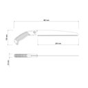 Ver imagem 3 de Serrote Profissional 11,5" Tramontina em Aço com Cabo Plástico Tramontina