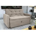 Ver imagem 2 de Sofá Cama Meg 2 Lugares Veludo Matrix