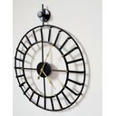 Ver imagem 7 de Relógio de Parede 3d Preto Dourado Design Europeu 50cm:vazado/preto