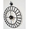 Relógio de Parede 3d Preto Dourado Design Europeu 50cm:vazado/preto - 7