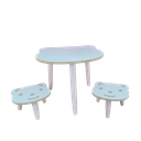 Ver imagem 3 de Conjunto Mesinha Kids com Duas Cadeiras - Rosa