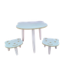 Conjunto Mesinha Kids com Duas Cadeiras - Rosa - 3