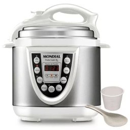 Panela De Pressão Elétrica Mondial 4 Litros Branca Inox 800w - 1