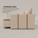 Ver imagem 4 de Sofá Cama Retrátil em Madeira Eucalipto e Linho 220cm Creta