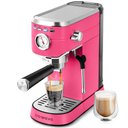 Ver imagem 1 de Casabrews Máquina de Espresso 20 Bar com Vaporizador de Leite (rosa)