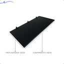 Ver imagem 3 de Kit 3 Prateleira Preta 60X30 + Suporte Flutuante Mdf Organizadora Decoração Cozinha Banheiro Sala