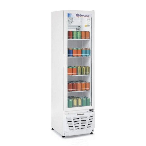 Refrigerador Expositor Vertical Frost Free 228L Profissional Gelopar 127V 204W