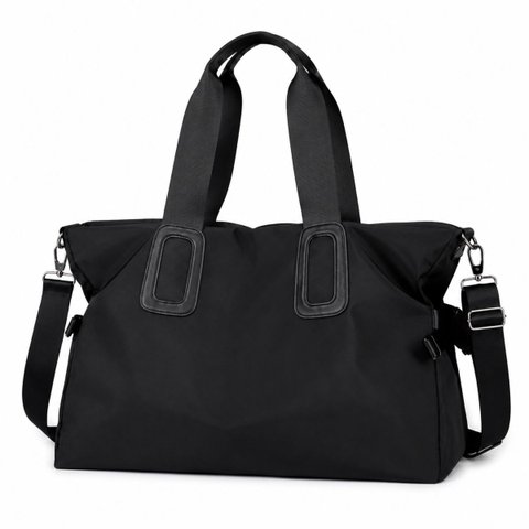 Bolsa Mala Feminina Academia Esportiva Viagem Porta Roupas:Preto