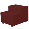 Escada Estofada 2 Degraus para Cachorro Gato e Maca de Estetica Suede Marsala - 1