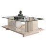 Mesa de Centro Frizz 90cm 304136 Calacata Off White Madetec - 1
