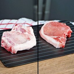 Tabua Descongelamento Rapido Carnes Bandeja Natural Alimentos Media - 3