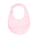 Ver imagem 2 de Babador de Silicone Translúcido com Case Rosa - Pimpolho