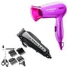 Maquina De Cortar cabelo pelos e barba Mondial Cr-03 220V e Secador de Cabelo Fashion Pink Mondial B - 1