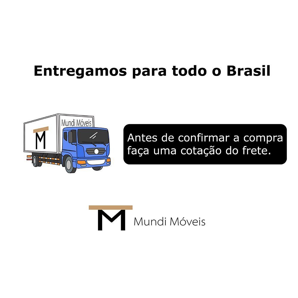 BALCÃO ORGANIZADOR 6 PORTAS ESCRITÓRIO M337.B MUNDI MOVEIS - 9