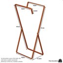 Ver imagem 6 de Porta Toalha de Rosto Banheiro Bancada Duplo Rose Gold Seul