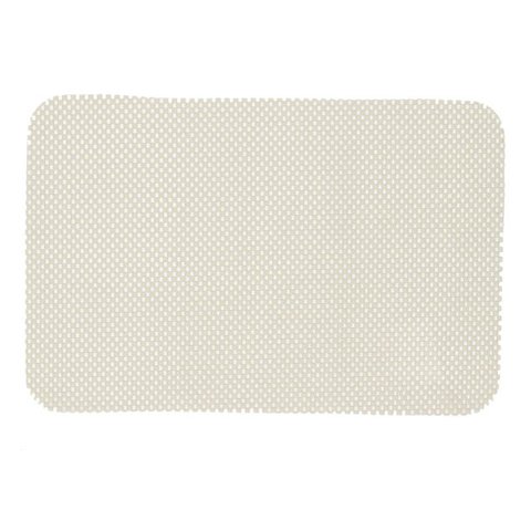 Jogo Lugar Americano Retangular Creme 45 (L) x 30 (A)cm Decoração Mesa Posta Descanso Prato
