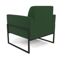 Ver imagem 5 de Kit 2 Poltronas Base Industrial Alta Preto Marisa Veludo D03 - D’Rossi Verde