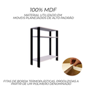 Ver imagem 3 de Aparador Mesinha de Apoio Buffet Cantinho do Café para Sala, Escritório, Quarto em MDF