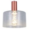 Lustre para Sala de Jantar Luminária Pendente Poti na cor Rose Gold Bella - 2