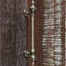 Puxador Duplo Classic 530mm Bronze Antigo Porta Pivotante Correr Passagem Madeira Vidro Rústico - 4