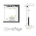 Ver imagem 3 de Roldana para portas de correr em Armários PF600 1 Porta 50kg