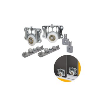 Roldana para portas de correr em Armários PF600 1 Porta 50kg