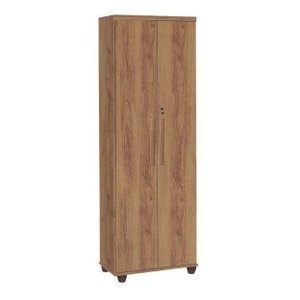 Multiuso / Sapateira 02 Portas Com Chave Canela Amadeirado Trinobel