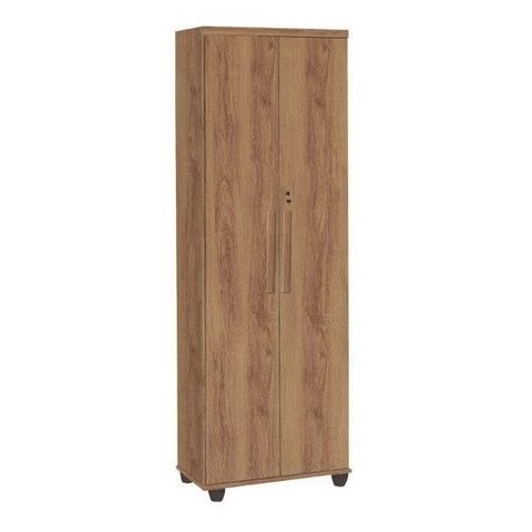 Multiuso / Sapateira 02 Portas Com Chave Canela Amadeirado Trinobel
