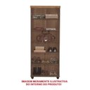 Ver imagem 2 de Multiuso / Sapateira 02 Portas Com Chave Canela Amadeirado Trinobel