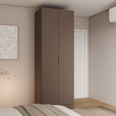 Sapateira Modulada 100% MDF 2 Portas Orion CabeCasa MadeiraOriginals Marrom