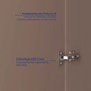Ver mais imagens de Sapateira Planejada 100% MDF 2 Portas Orion CabeCasa MadeiraOriginals Marrom
