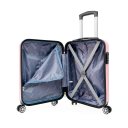 Ver imagem 4 de Mala de Viagem Tamanho Bordo 10kg Rodas 360 Gladiador Classic D3MB:Rosa