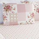 Ver mais imagens de Colcha + Jogo de Cama Bouti Estampado King 06 Peças 100% Poliéster - Rosa Matura