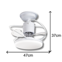 Ver imagem 7 de Ventilador de Teto Treviso Branco Elegance Led Contrl Remoto