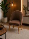 Ver imagem 2 de Kit 2 Cadeira Lua Decorativa Poltrona Lua Sala de Estar Salão Quarto Estética Decoração Recepção-Ext