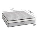 Ver imagem 3 de Colchão Queen Sr Life Visco Molas Ensacadas Espuma D45 158x198x38cm Cinza