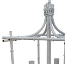 Ver imagem 6 de Lustre Modelo Japonês Provençal Decorativo para Salas, Festas e Casamentos - Branco